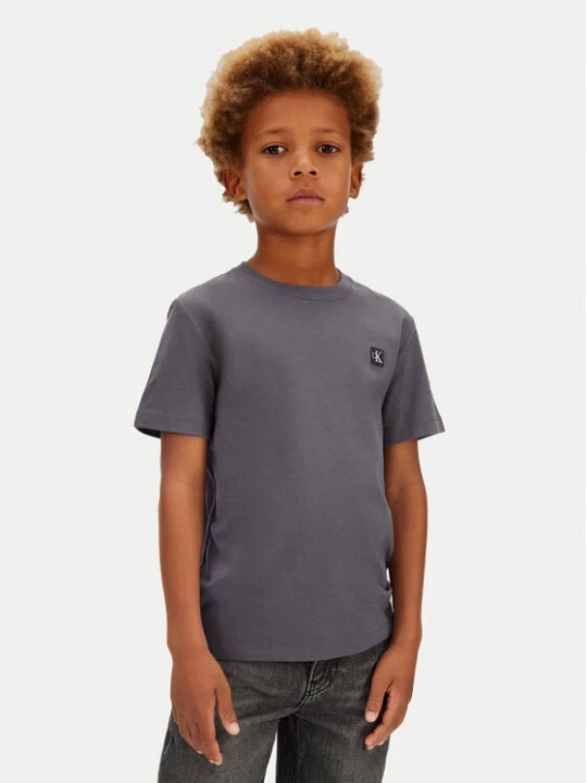 Zdjęcie produktu Calvin Klein Jeans T-Shirt IU0IU00543 Szary Regular Fit
