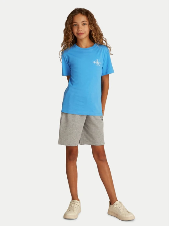 Zdjęcie produktu Calvin Klein Jeans T-Shirt IU0IU00678 Niebieski Regular Fit