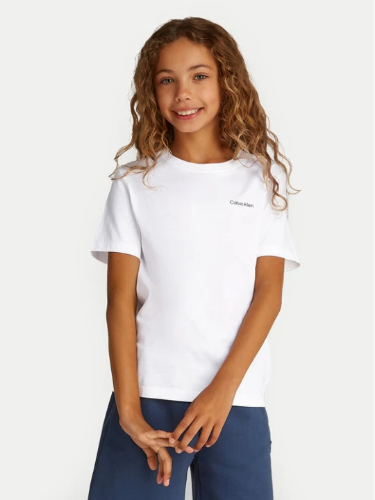 Zdjęcie produktu Calvin Klein Jeans T-Shirt IU0IU00683 Biały Regular Fit