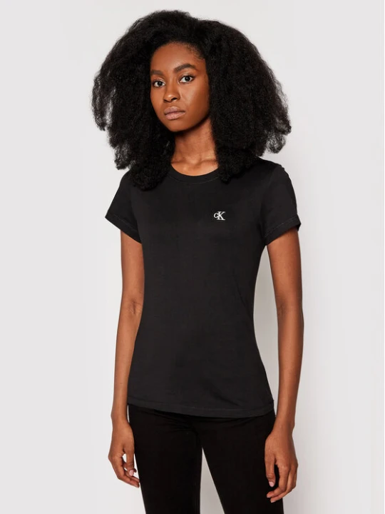 Zdjęcie produktu Calvin Klein Jeans T-Shirt J20J212883 Czarny Regular Fit