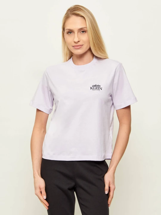 Zdjęcie produktu Calvin Klein Jeans T-shirt | Loose fit lawendowy