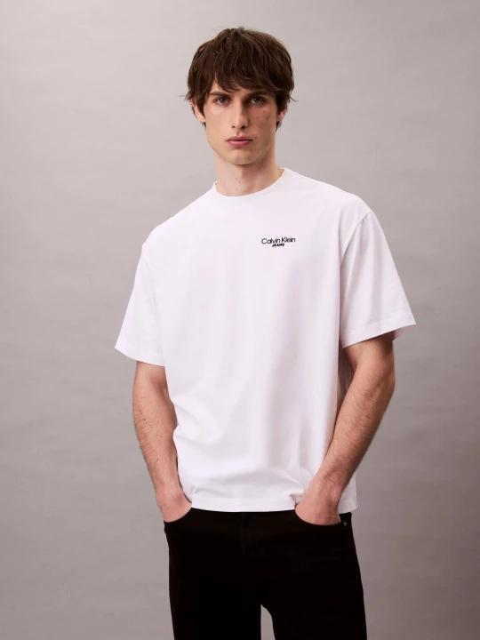 Zdjęcie produktu Calvin Klein Jeans T-shirt | Loose fit biały