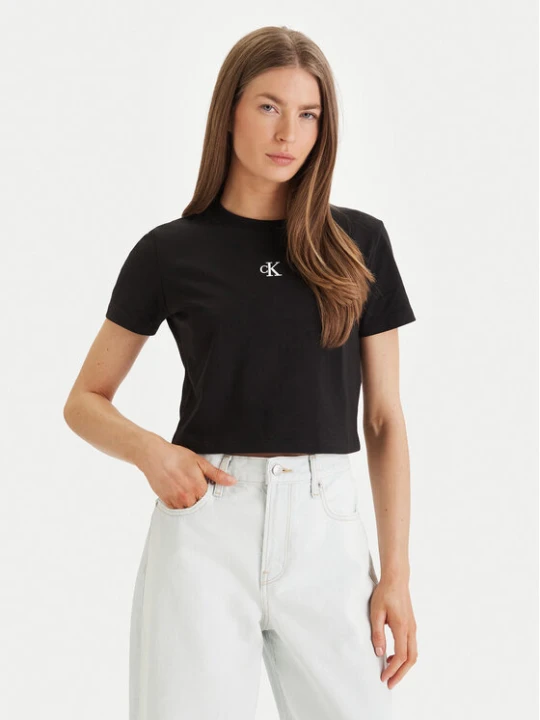 Zdjęcie produktu Calvin Klein Jeans T-Shirt LV047AB213 Czarny Regular Fit