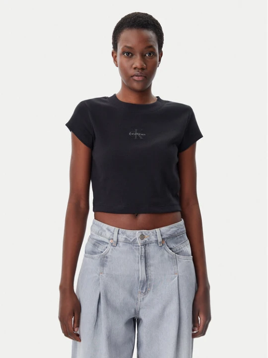 Zdjęcie produktu Calvin Klein Jeans T-Shirt LV047AB802 Czarny Regular Fit