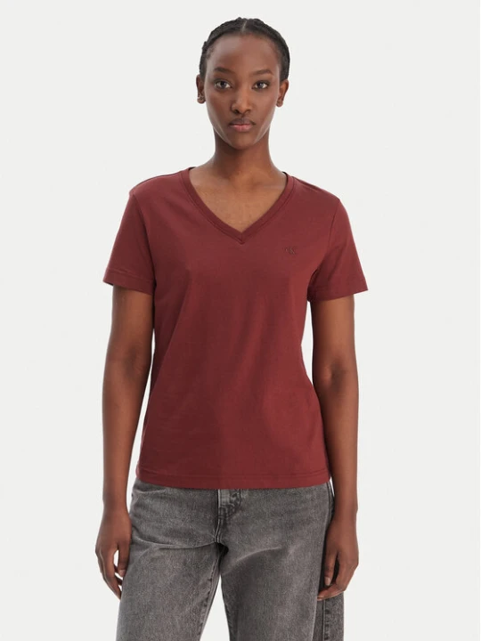 Zdjęcie produktu Calvin Klein Jeans T-Shirt LV047B205G Brązowy Relaxed Fit