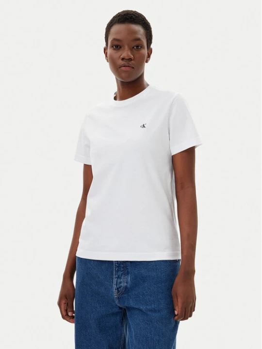 Zdjęcie produktu Calvin Klein Jeans T-Shirt LV047B224G Biały Regular Fit