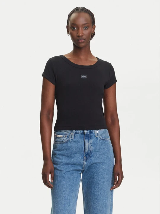 Zdjęcie produktu Calvin Klein Jeans T-Shirt LV047C200G Czarny Slim Fit