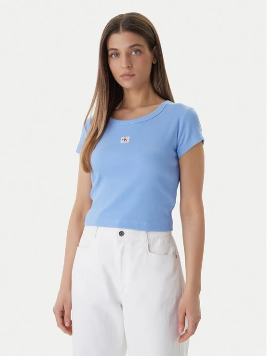 Zdjęcie produktu Calvin Klein Jeans T-Shirt LV047C200G Niebieski Regular Fit