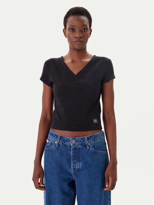 Zdjęcie produktu Calvin Klein Jeans T-Shirt LV047C910G Czarny Regular Fit