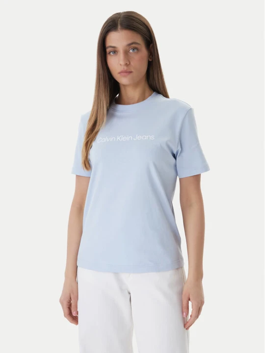 Zdjęcie produktu Calvin Klein Jeans T-Shirt LV047C912G Niebieski Regular Fit