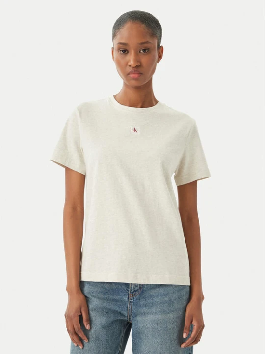 Zdjęcie produktu Calvin Klein Jeans T-Shirt LV047F227G Szary Classic Fit