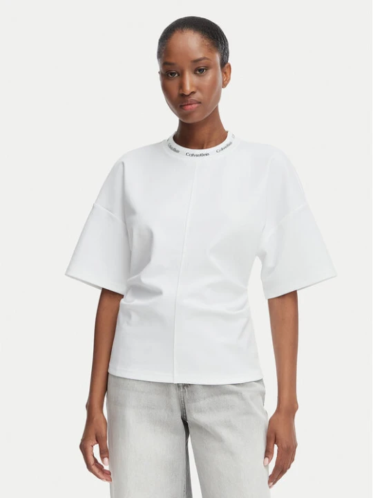 Zdjęcie produktu Calvin Klein Jeans T-Shirt LV047G235G Biały Regular Fit