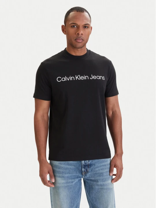 Zdjęcie produktu Calvin Klein Jeans T-Shirt LV04RAB810 Czarny Regular Fit