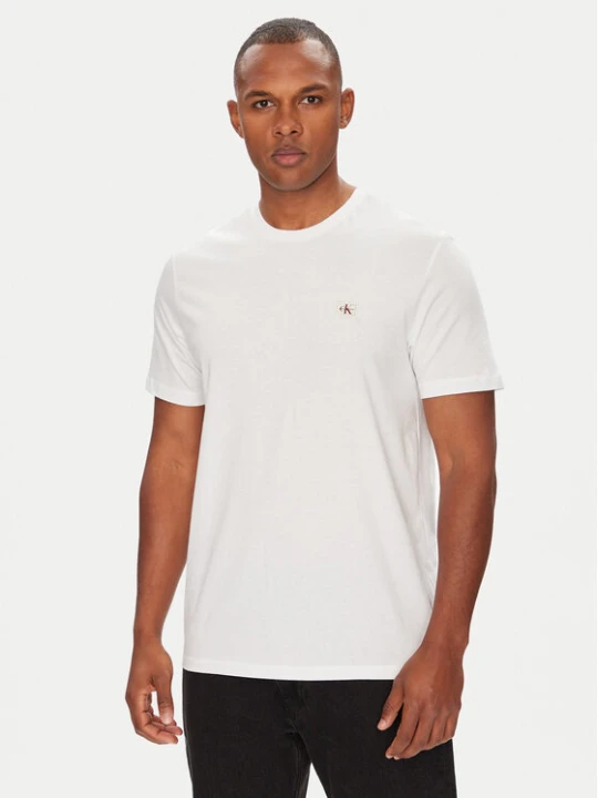 Zdjęcie produktu Calvin Klein Jeans T-Shirt LV04RC272G Biały Regular Fit