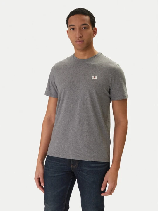 Zdjęcie produktu Calvin Klein Jeans T-Shirt LV04RC272G Szary Regular Fit