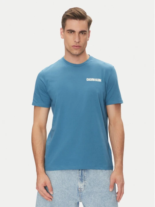 Zdjęcie produktu Calvin Klein Jeans T-Shirt LV04RC846G Niebieski Regular Fit