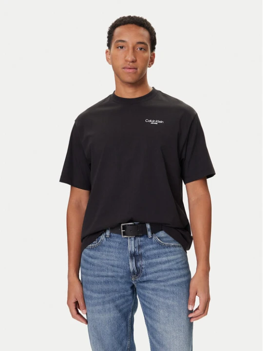 Zdjęcie produktu Calvin Klein Jeans T-Shirt LV04RD825G Czarny Regular Fit