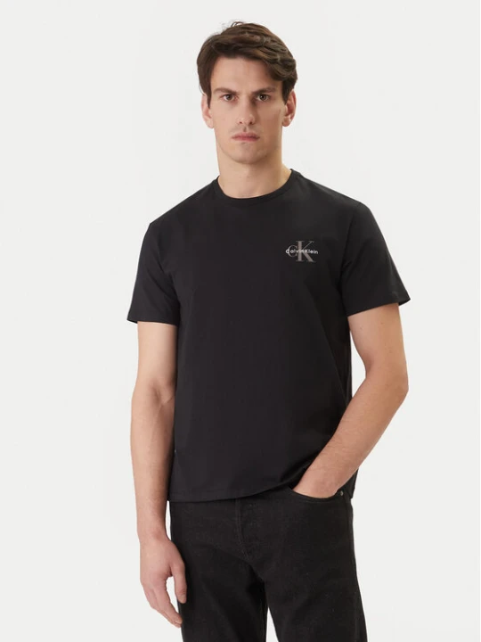 Zdjęcie produktu Calvin Klein Jeans T-Shirt LV04RF278G Czarny Regular Fit