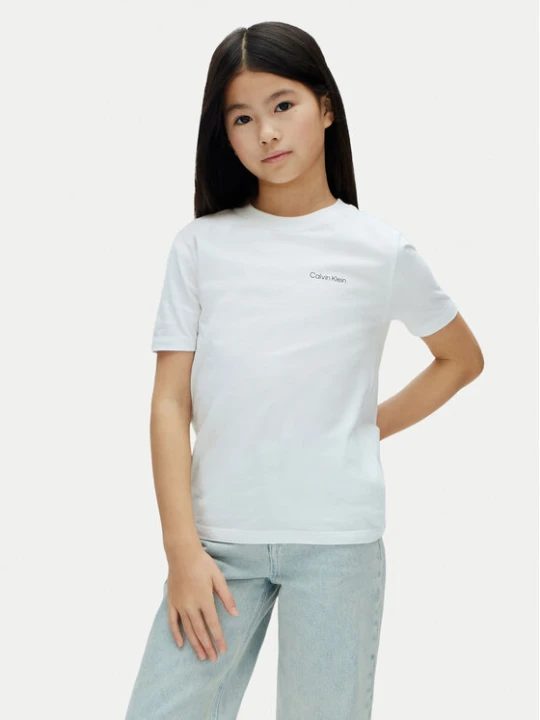 Zdjęcie produktu Calvin Klein Jeans T-Shirt LV1CKSJA31 Biały Regular Fit