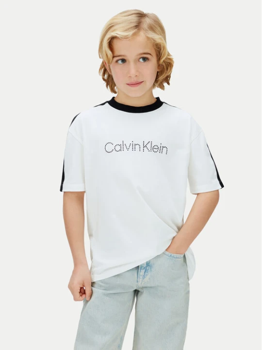 Zdjęcie produktu Calvin Klein Jeans T-Shirt LVCKSJA01B Biały Regular Fit