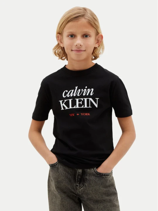 Zdjęcie produktu Calvin Klein Jeans T-Shirt LVCKSJA07B Czarny Regular Fit