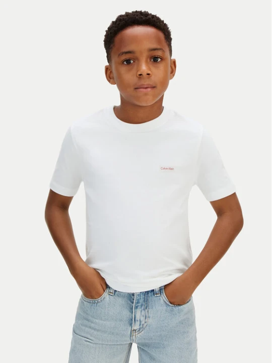 Zdjęcie produktu Calvin Klein Jeans T-Shirt LVCKSJA08B Biały Regular Fit