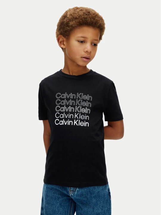 Zdjęcie produktu Calvin Klein Jeans T-Shirt LVCKSJA10B Czarny Regular Fit