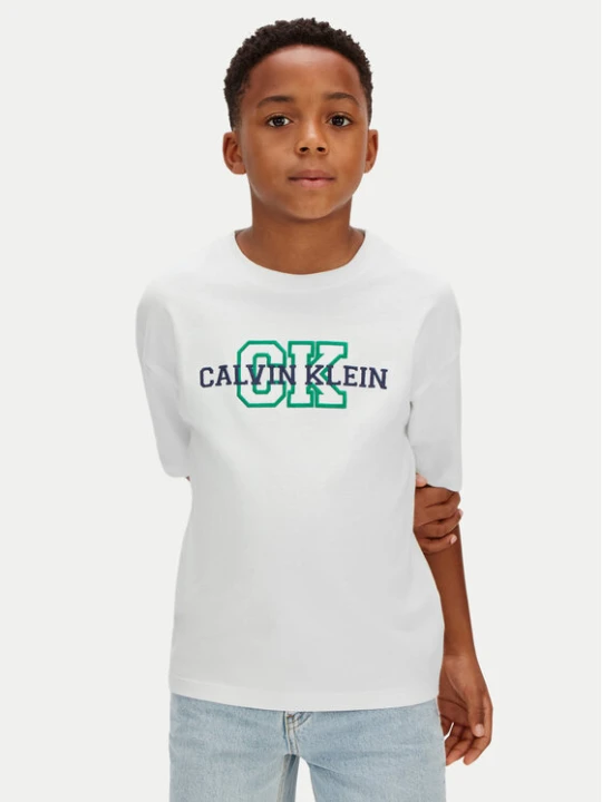 Zdjęcie produktu Calvin Klein Jeans T-Shirt LVCKSJA11B Biały Regular Fit