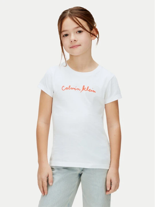 Zdjęcie produktu Calvin Klein Jeans T-Shirt LVCKSJA17G Biały Regular Fit