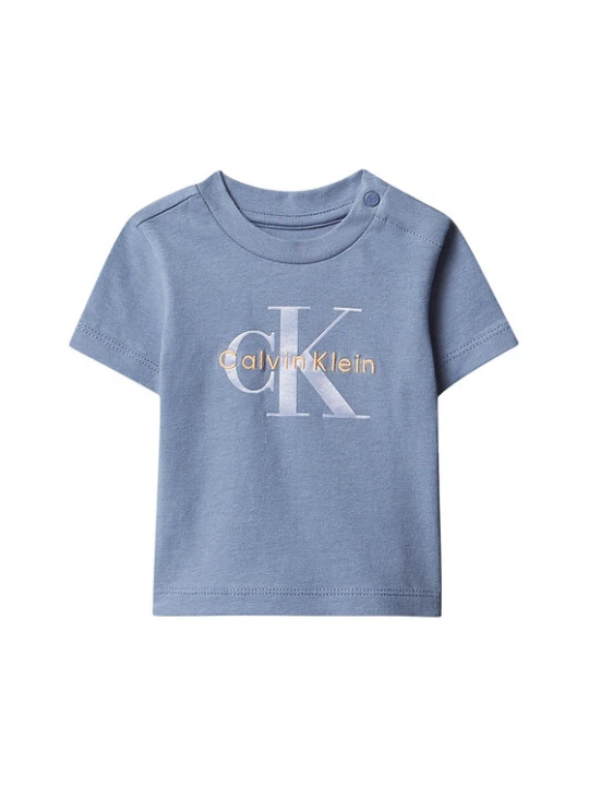 Zdjęcie produktu Calvin Klein Jeans T-Shirt LVCKSJA48B Niebieski Regular Fit