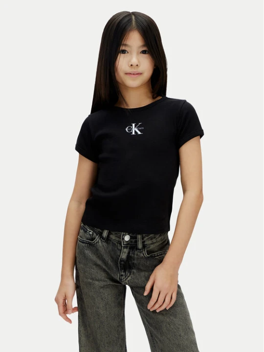 Zdjęcie produktu Calvin Klein Jeans T-Shirt LVCKSJB11G Czarny Regular Fit