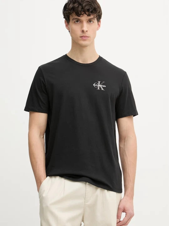 Zdjęcie produktu Calvin Klein Jeans t-shirt męski bawełniany 2-pack czarny