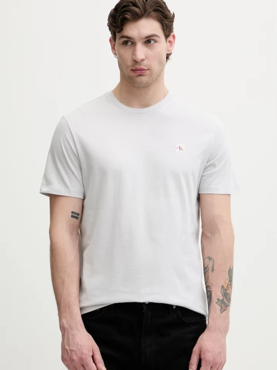Zdjęcie produktu Calvin Klein Jeans T-shirt męski bawełniany szary