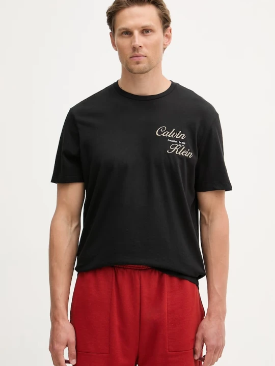 Zdjęcie produktu Calvin Klein Jeans T-shirt męski bawełniany czarny