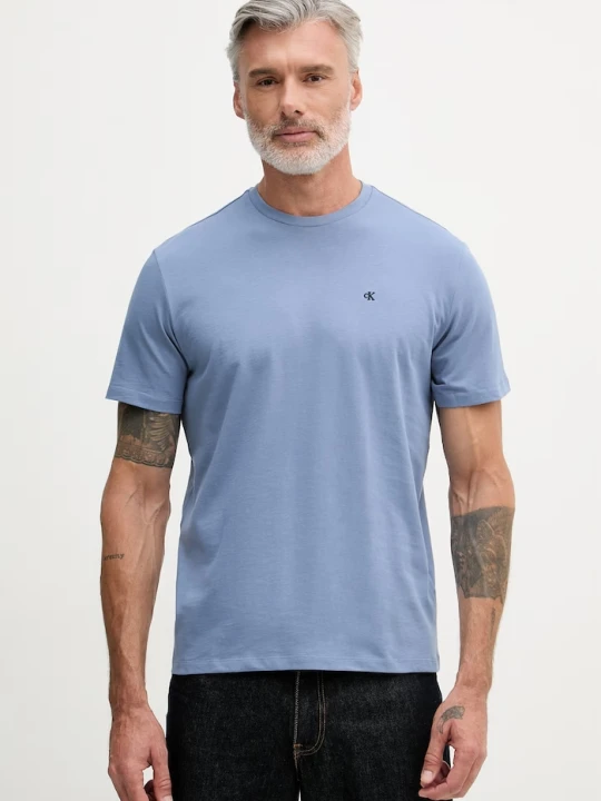 Zdjęcie produktu Calvin Klein Jeans T-shirt męski bawełniany niebieski