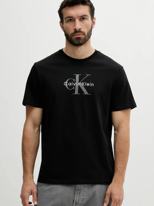 Zdjęcie produktu Calvin Klein Jeans t-shirt męski bawełniany czarny