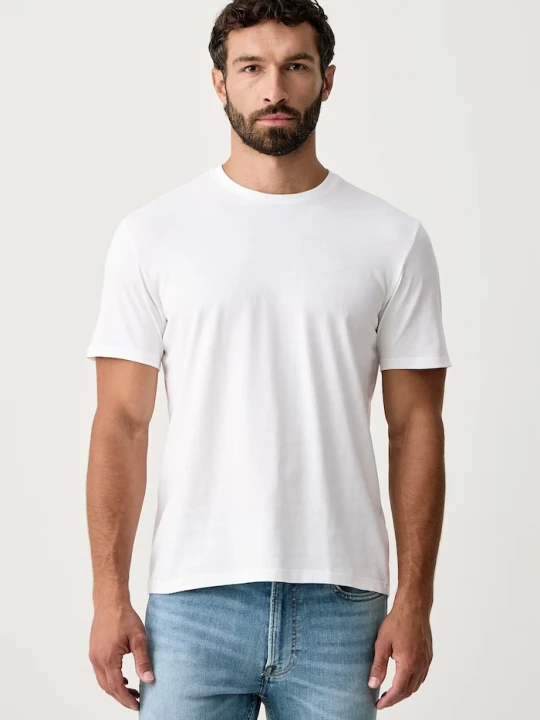 Zdjęcie produktu Calvin Klein Jeans T-shirt męski bawełniany biały