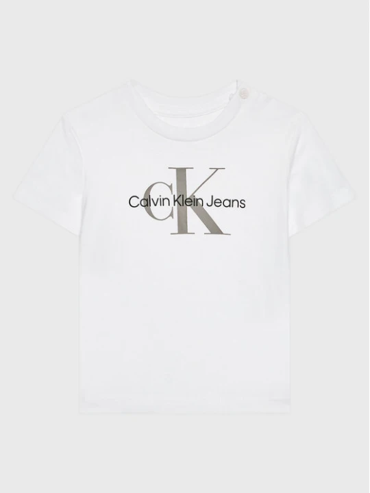 Zdjęcie produktu Calvin Klein Jeans T-Shirt Monogram IN0IN00001 Biały Regular Fit