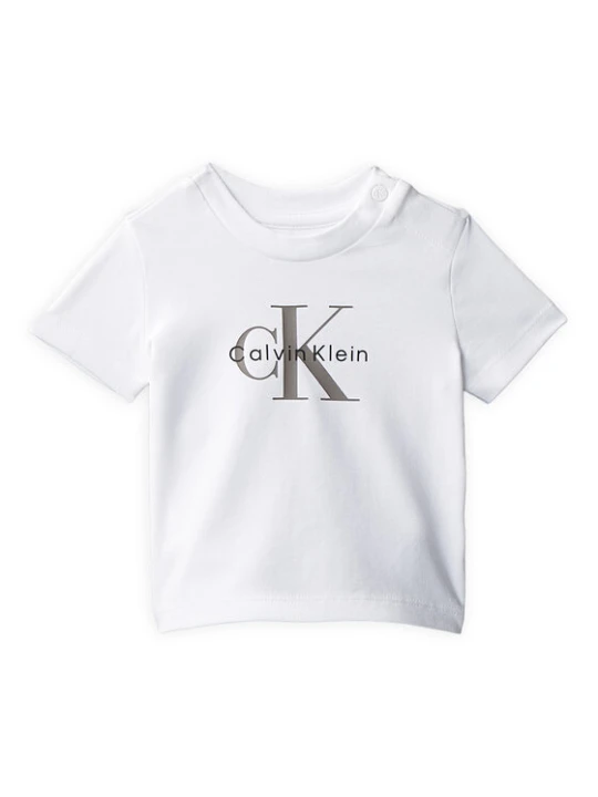 Zdjęcie produktu Calvin Klein Jeans T-Shirt Monogram IN0IN00334 Biały Regular Fit