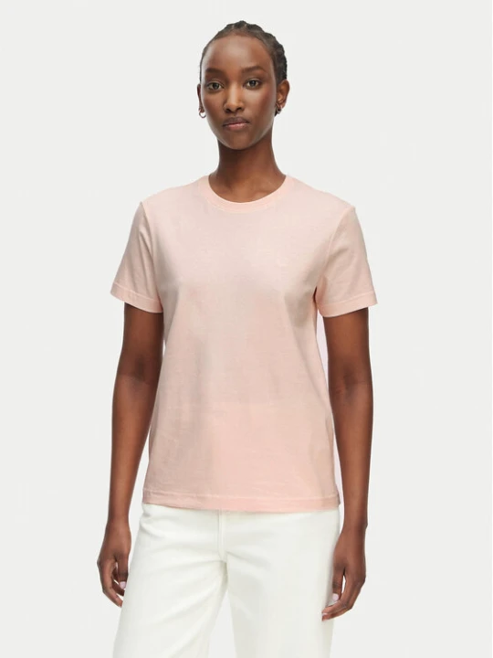 Zdjęcie produktu Calvin Klein Jeans T-Shirt Monogram LV047B224G Różowy jasny Regular Fit