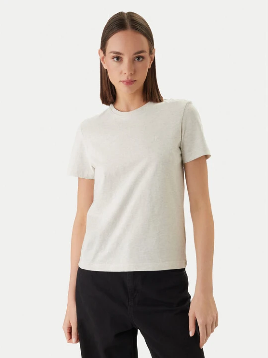 Zdjęcie produktu Calvin Klein Jeans T-Shirt Monogram LV047B224G Szary Regular Fit
