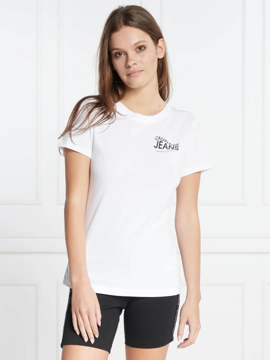 Zdjęcie produktu Calvin Klein Jeans T-shirt MOTION LOGO | Regular Fit biały