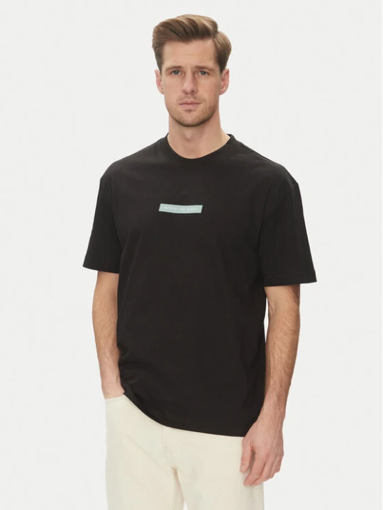Zdjęcie produktu Calvin Klein Jeans T-Shirt Nyc 2025 J30J327524 Czarny Regular Fit