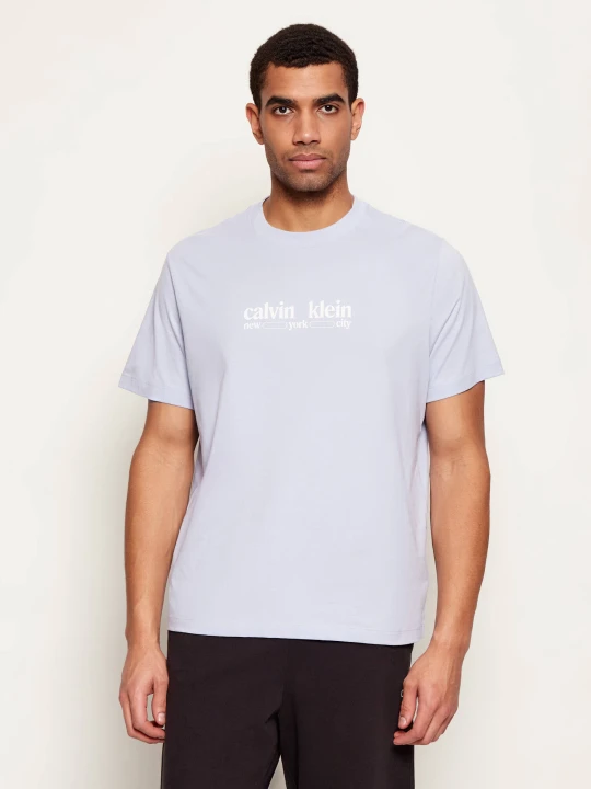 Zdjęcie produktu Calvin Klein Jeans T-shirt NYC GRAPHIC | Regular Fit lawendowy