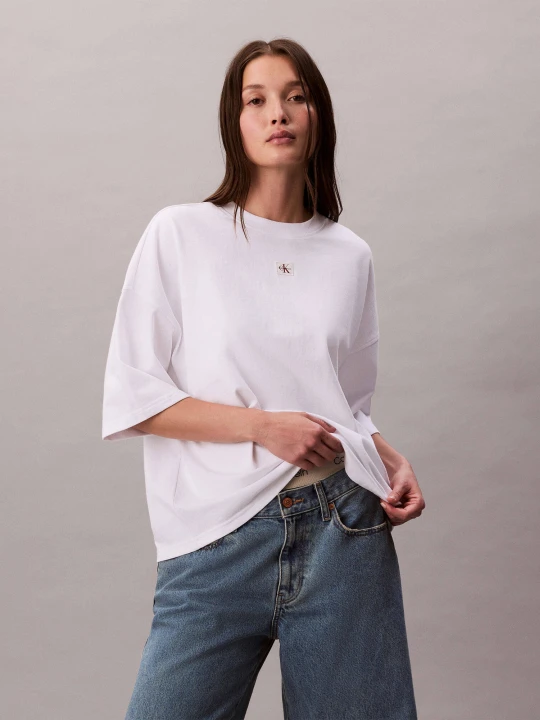 Zdjęcie produktu Calvin Klein Jeans T-shirt | Oversize fit biały