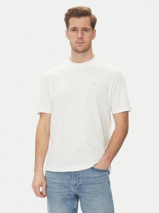 Zdjęcie produktu Calvin Klein Jeans T-Shirt Painted J30J327523 Biały Regular Fit