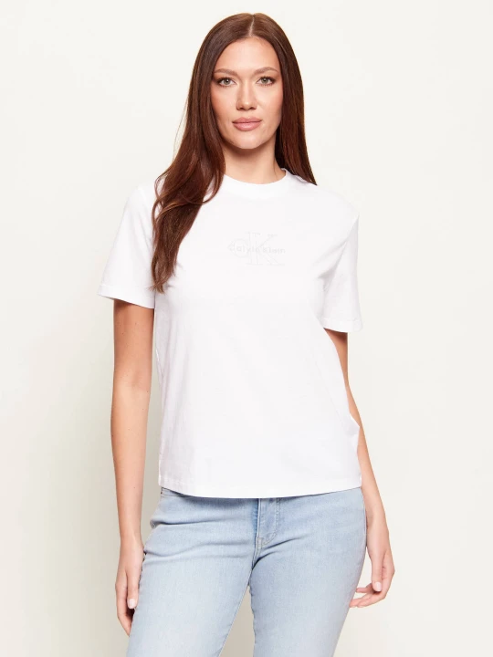Zdjęcie produktu Calvin Klein Jeans T-shirt | Regular Fit biały