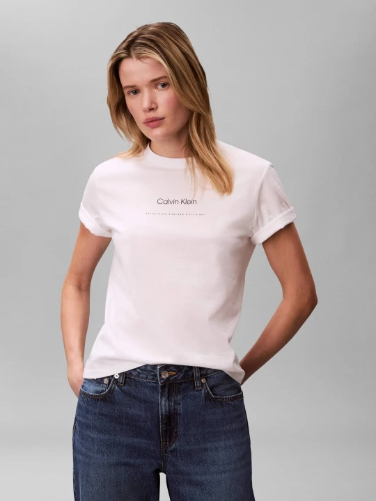 Zdjęcie produktu Calvin Klein Jeans T-shirt | Regular Fit biały