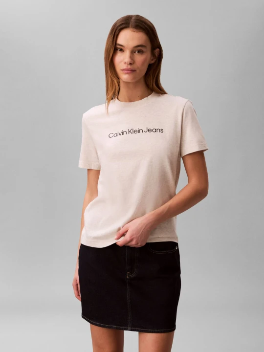 Zdjęcie produktu Calvin Klein Jeans T-shirt | Regular Fit beżowy