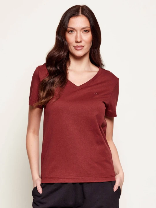 Zdjęcie produktu Calvin Klein Jeans T-shirt | Regular Fit bordowy